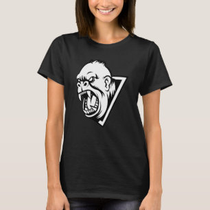 Angry Gorilla Face For Men Women Kids T-Shirt