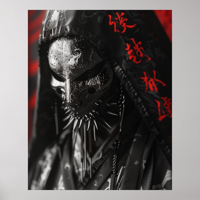 Angry Gothic Cult Member Poster (Front)