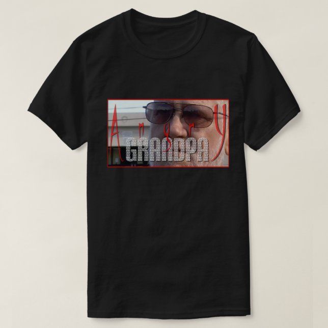 Angry Grandpa T-Shirt (Official) Design #1 | Zazzle