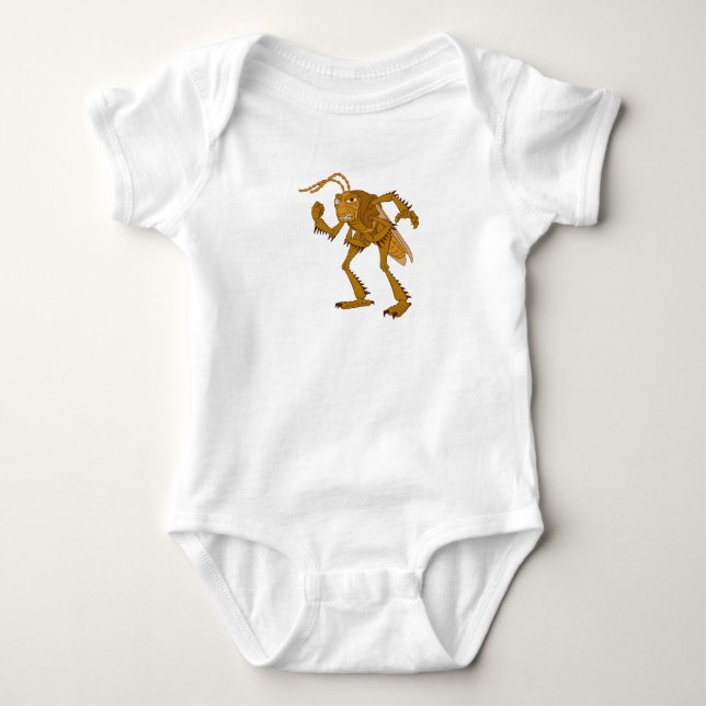 Angry Grasshopper - Hopper Disney Baby Bodysuit (Front)