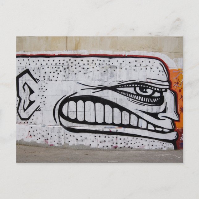 Angry Guy Postcard (Front)