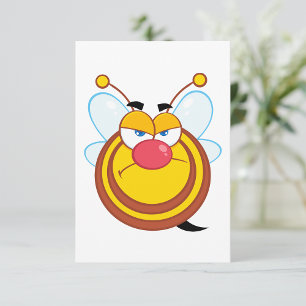 Angry Honey Bee Invitations