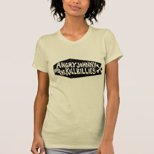 Angry Johnny And The Killbillies Coffin Logo Shirt