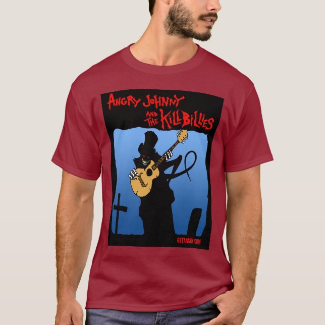 Angry Johnny Gravestone Demon T-Shirt (Front)