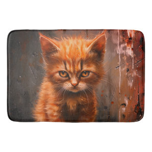 Angry Kitten Bath Mat