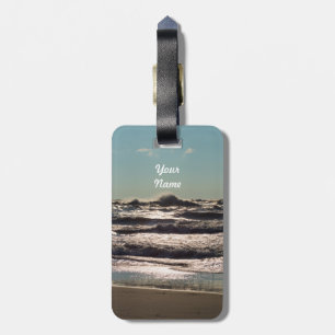 Angry Lake Michigan Luggage Tag