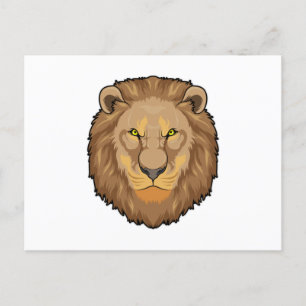 Angry Lion Postcard
