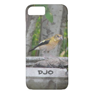 Angry Looking Bird with Your Initials Case-Mate iPhone Case