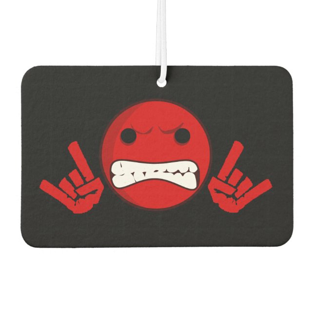 ANGRY METAL AIR FRESHENER (Front)