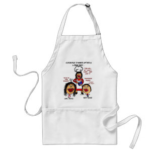 Angry Mom Cooking Cartoon Standard Apron