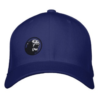 Angry Monkee Hat - BabyBlue/Black