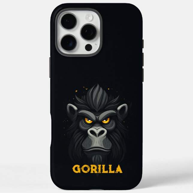 Angry Monster Black Case-Mate iPhone Case (Back)