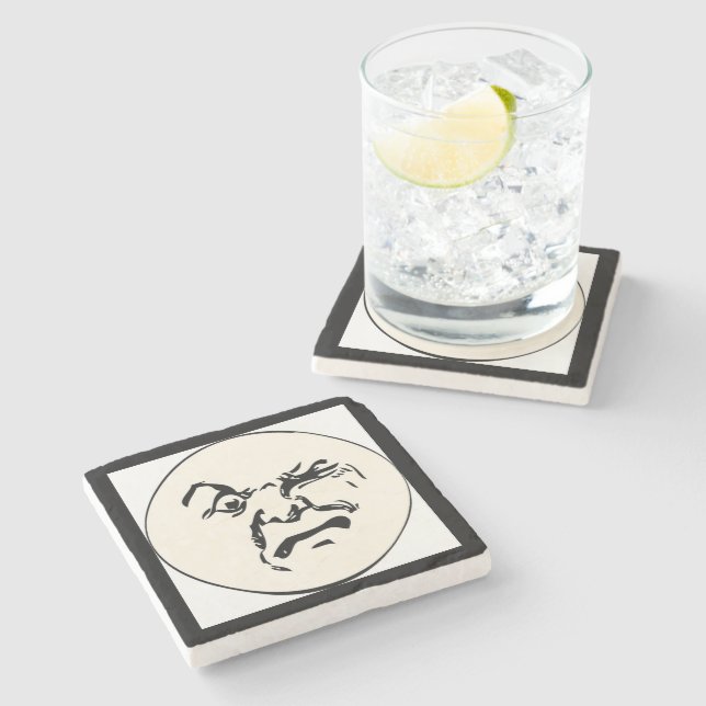 ANGRY MOON STONE COASTER (Side)