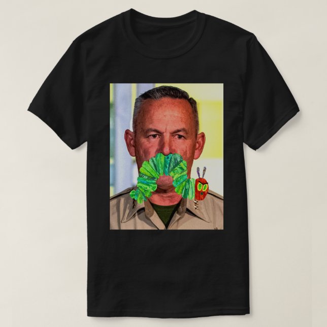 Angry Moustache T-Shirt (Design Front)