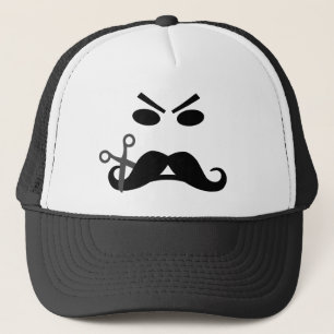 Angry Mustache hat - choose color