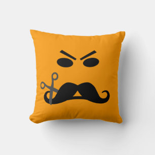 Angry Mustache oreiller jetable personnalisé