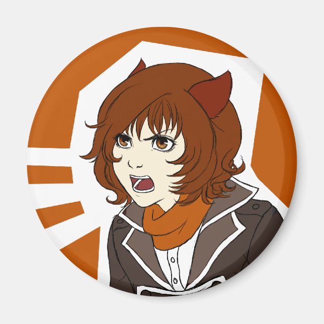 Angry Naitlya Magnet (Front)