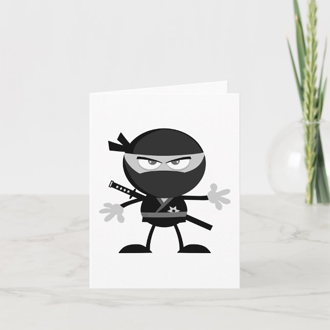 Angry Ninja Warrior Note Cards (Creator Uploaded)