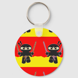 Angry ninjas keychain