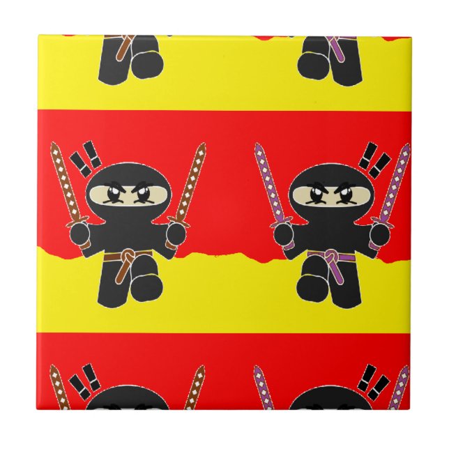Angry ninjas tile (Front)