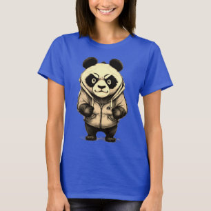 Angry Panda Cute Animal Design T-Shirt