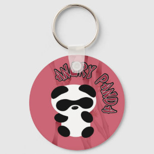 Angry Panda Keychain