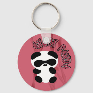 Angry Panda Keychain