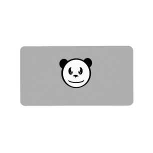 Angry Panda Labels