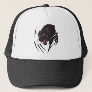 Angry Panther Trucker Hat