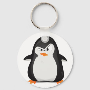 Angry Penguin Keychain