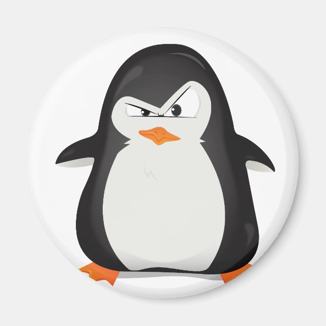 Angry Penguin Magnet (Front)