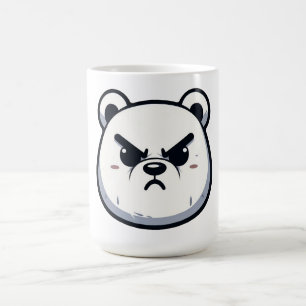 Angry Polar Bear Design Coffee Mug