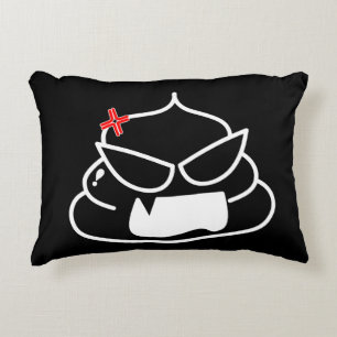 Angry Poop - Brootsch the PooPoo Accent Pillow