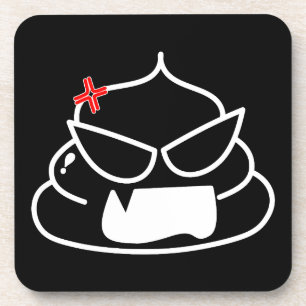 Angry Poop - Brootsch the PooPoo Coaster