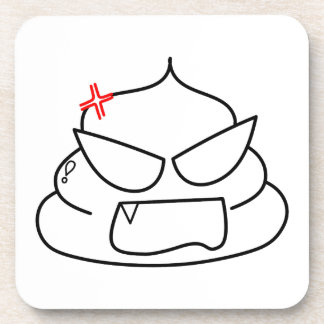 Angry Poop - Brootsch the PooPoo Coaster
