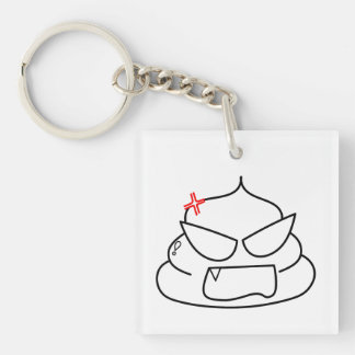 Angry Poop - Brootsch the PooPoo Keychain