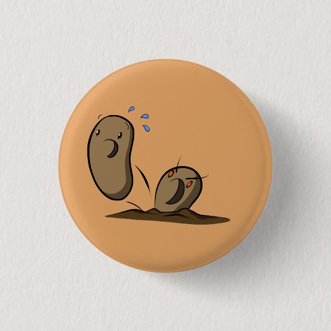 Angry Potato 1 Inch Round Button (Front)