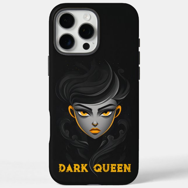 Angry Queen Black Case-Mate iPhone Case (Back)