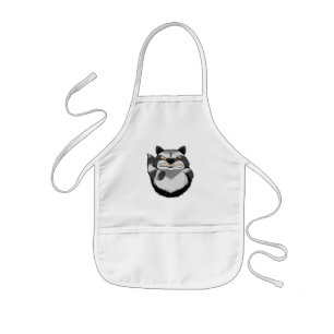Angry Raccoon Kids Apron