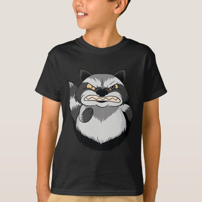 Angry Raccoon T-Shirt (Front)