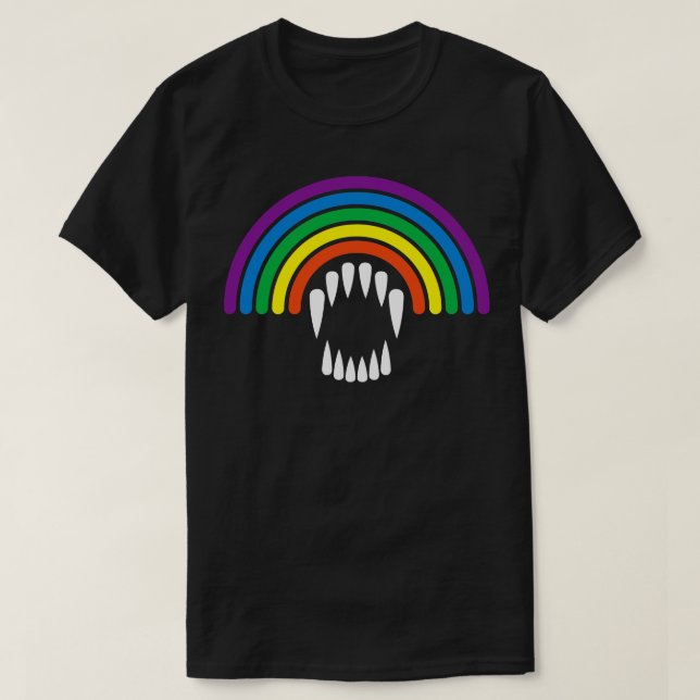 Angry Rainbow T-Shirt (Design Front)