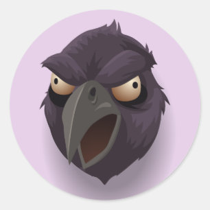 Angry Raven stickers
