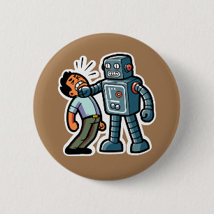 Angry Robot 2 Inch Round Button