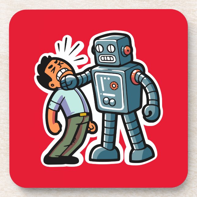 Angry Robot Coaster (Front)