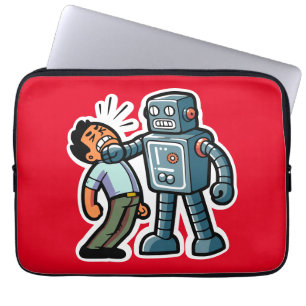 Angry Robot Laptop Sleeve