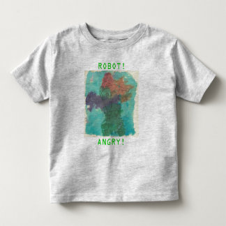 Angry Robot Toddler T-shirt