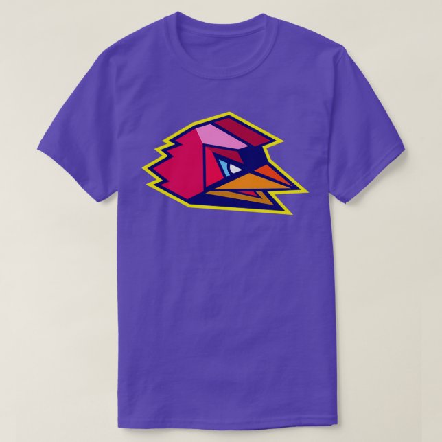 Angry Rooster Low Polygon T-Shirt (Design Front)