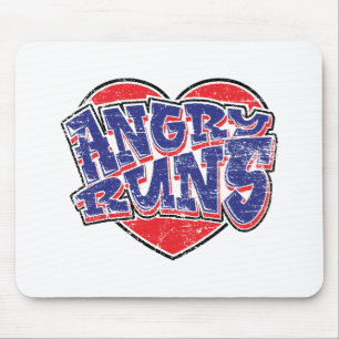 Angry Runs fans design v2  Mouse Pad