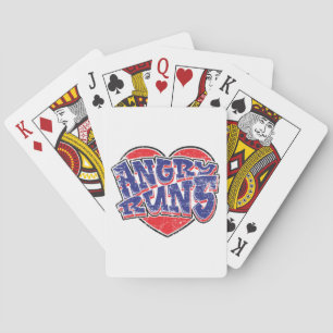 Angry Runs fans design v2  Playing Cards