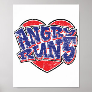 Angry Runs fans design v2 Poster